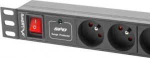 Listwa zasilająca Lanberg Listwa antyprzepięciowa - Lanberg listwa zasilająca PDU 2.0m 4 x gniazda francuskie 4 x IEC C13 3