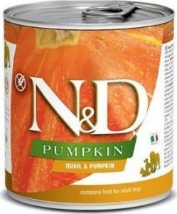 Farmina FARMINA N&D DOG QUAIL & PUMPKIN - mokra karma dla psa - puszka 285g 1
