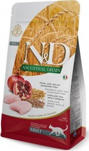 Farmina Farmina N&D Ancestral Grain sucha karma dla dorosłych kotów z kurczakiem 1 5kg 1