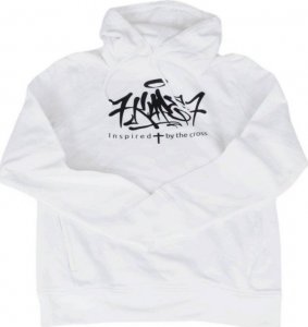 PrzydaSie Bluza Premium Napis 7Kape7 Nadruk Kapturem Biała M 2