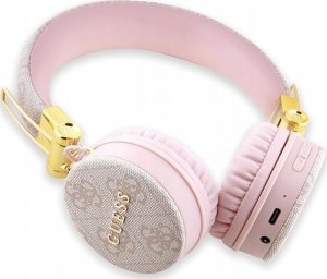 Słuchawki Guess 4G Metal Logo różowe (GUBH704GEMP) 2