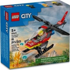 LEGO City Strażacki helikopter ratunkowy (60411) 1