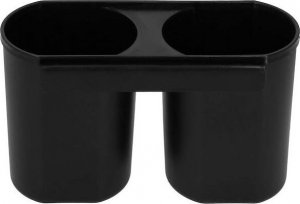 Springos Suszarka metalowa do naczyń i sztućców 42x31x13,5 cm ociekacz do naczyń czarno-brązowy UNIWERSALNY 14