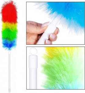 Springos Miotełka do kurzu teleskopowa szczotka do pajęczyn 79-106,5 cm kolorowa UNIWERSALNY 11