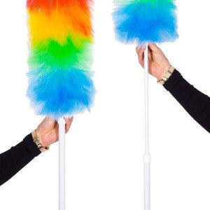 Springos Miotełka do kurzu teleskopowa szczotka do pajęczyn 79-106,5 cm kolorowa UNIWERSALNY 4