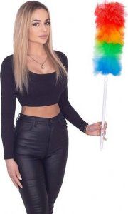 Springos Miotełka do kurzu teleskopowa szczotka do pajęczyn 79-106,5 cm kolorowa UNIWERSALNY 6