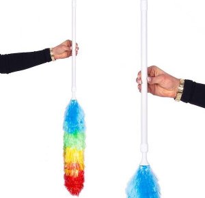 Springos Miotełka do kurzu teleskopowa szczotka do pajęczyn 79-106,5 cm kolorowa UNIWERSALNY 9