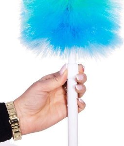 Springos Miotełka do kurzu teleskopowa szczotka do pajęczyn 79-106,5 cm kolorowa UNIWERSALNY 10