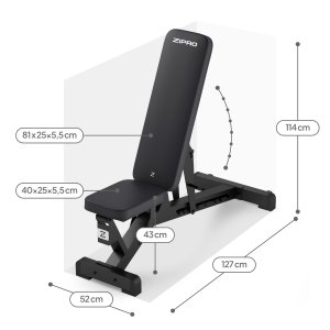 Ławka treningowa regulowana Pumpiron 3