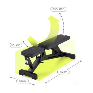 Ławka treningowa regulowana Pumpiron 4