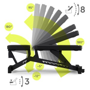 Ławka treningowa regulowana Pumpiron 5