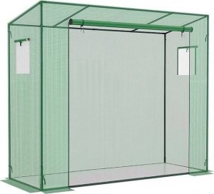 Springos Szklarnia ogrodowa foliowa UV4 130g/m2 2x1,7x0,8 m zielona UNIWERSALNY 12