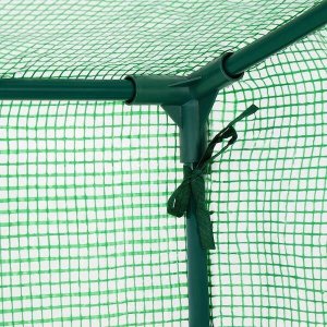 Springos Szklarnia ogrodowa foliowa UV4 130g/m2 2x1,7x0,8 m zielona UNIWERSALNY 15