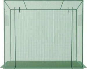 Springos Szklarnia ogrodowa foliowa UV4 130g/m2 2x1,7x0,8 m zielona UNIWERSALNY 10