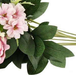 Springos Sztuczne kwiaty bukiet piwonie 18 kwiatów wys. 46 cm, na ślub, dekoracje do domu UNIWERSALNY 8