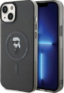 Karl Lagerfeld Karl Lagerfeld KLHMP15MHFCKNOK iPhone 15 Plus 6.7" czarny/black hardcase IML Ikonik MagSafe 1