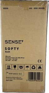 Krzesło biurowe SENSE7 Sopty Czarne 14