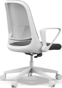 Krzesło biurowe SENSE7 Sopty Biało-szare 11