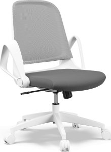 Krzesło biurowe SENSE7 Sopty Biało-szare 2