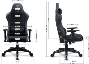 Fotel SENSE7 Spellcaster FUKU PU czarny 9