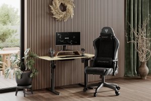 Fotel SENSE7 Spellcaster FUKU PU czarny 2