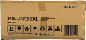 Fotel SENSE7 Spellcaster FUKU XL materiałowy czarny 13