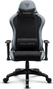 Fotel SENSE7 Spellcaster Fuku PU czarno-szary 3