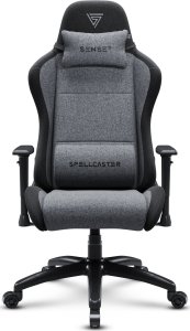 Fotel SENSE7 Spellcaster FUKU XL materiałowy czarno-szary 3