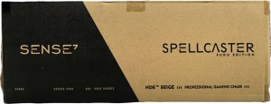 Fotel SENSE7 Spellcaster FUKU PU czarno-beżowy 12