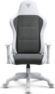 Fotel SENSE7 Spellcaster FUKU PU biało-szary 4