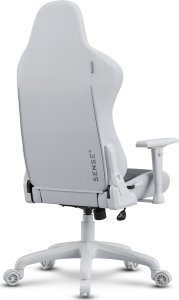 Fotel SENSE7 Spellcaster FUKU PU biało-szary 7