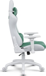 Fotel SENSE7 Spellcaster FUKU PU biało-zielony 5