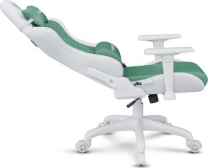 Fotel SENSE7 Spellcaster FUKU PU biało-zielony 6