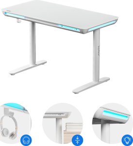 Biurko SENSE7 NOMO Białe 120 cmx60 cm 5