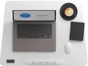 Biurko SENSE7 biurko mobilne Białe 70 cmx52 cm Biały 13