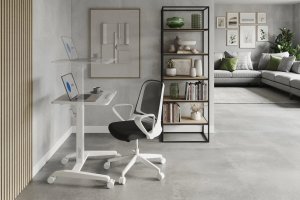 Biurko SENSE7 biurko mobilne Białe 70 cmx52 cm Biały 2