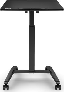 Biurko SENSE7 biurko mobilne Czarne 70 cmx52 cm czarny 9