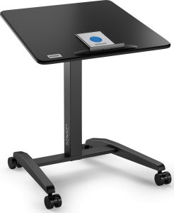 Biurko SENSE7 biurko mobilne Czarne 70 cmx52 cm czarny 14