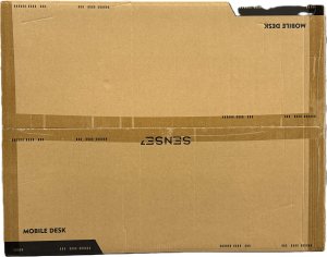 Biurko SENSE7 biurko mobilne Czarne 70 cmx52 cm czarny 16