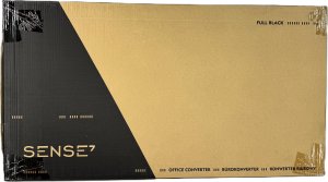 Biurko SENSE7 konwerter biurowy Czarne 81 cmx40 cm 18