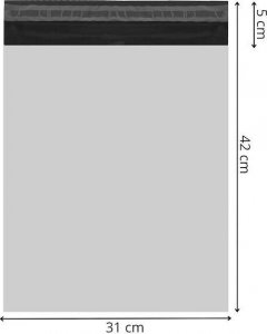 Springos Foliopaki kurierskie zestaw 50 szt. 31x37 cm koperty foliowe do pakowania paczek UNIWERSALNY 14