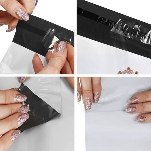 Springos Foliopaki kurierskie zestaw 50 szt. 31x37 cm koperty foliowe do pakowania paczek UNIWERSALNY 2