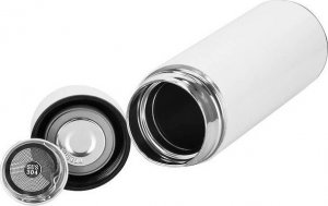Springos Termos 500 ml ze stali nierdzewnej kubek termiczny z wyświetlaczem temp. biały UNIWERSALNY 20