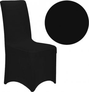 Springos Pokrowiec bankietowy na krzesło uniwersalny czarny UNIWERSALNY 1