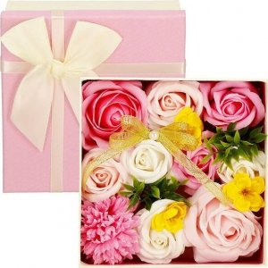 Springos Pudełko 15 szt. kwiatów mydlanych Flower box UNIWERSALNY 1