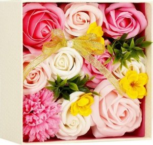 Springos Pudełko 15 szt. kwiatów mydlanych Flower box UNIWERSALNY 15