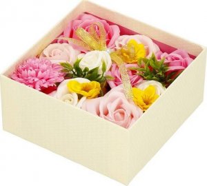 Springos Pudełko 15 szt. kwiatów mydlanych Flower box UNIWERSALNY 19