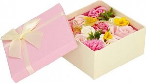 Springos Pudełko 15 szt. kwiatów mydlanych Flower box UNIWERSALNY 2
