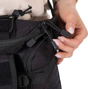 Springos Nerka biodrowa saszetka sportowa czarna UNIWERSALNY 13