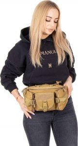 Springos Nerka biodrowa saszetka sportowa zieleń militarna UNIWERSALNY 4